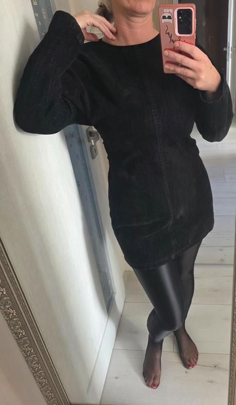 Džinsove šaty, zara,l