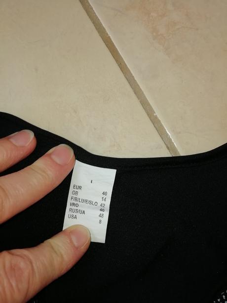 Čierno-biela blúzka, v. 40, 40