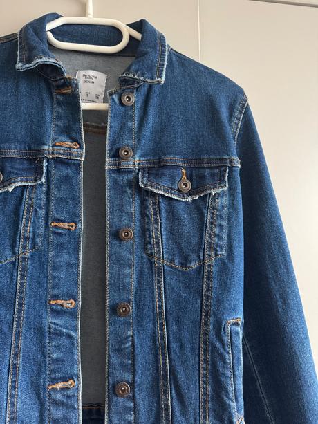 Rifľová bunda, bershka,s