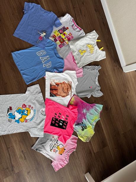 Balicek triciek s kratkym rukavom, 128