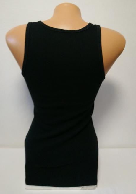 Dámsky čierny elastický top, esitt, s