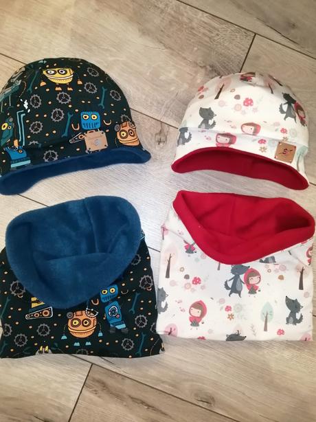 Červená čiapočka set, <50