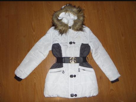 Zimná bunda s opaskom, l