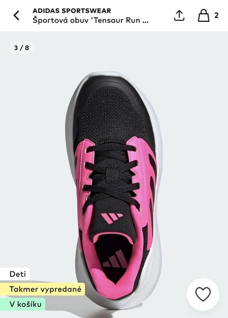 Tenisky adidas v.36 2/3 s visačkou, adidas,36