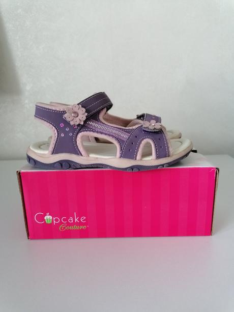 Sandalky fialove s kvietkami, cupcake,29