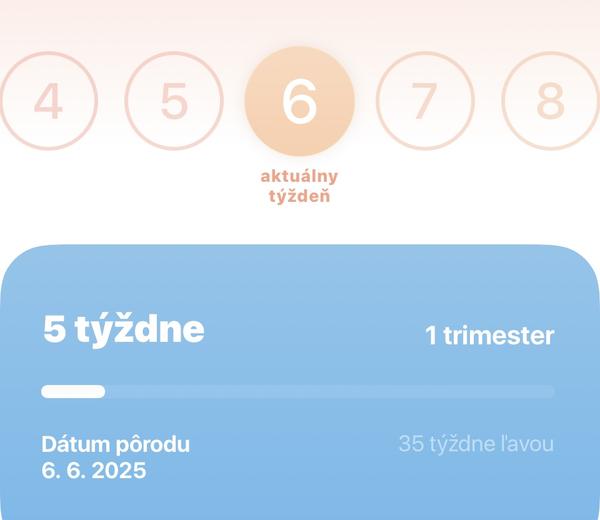 V ktorom som tehotenskom týždni?