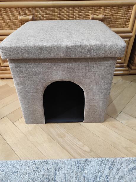 Taburetka s úložným priestorom pre mačku/psa, 