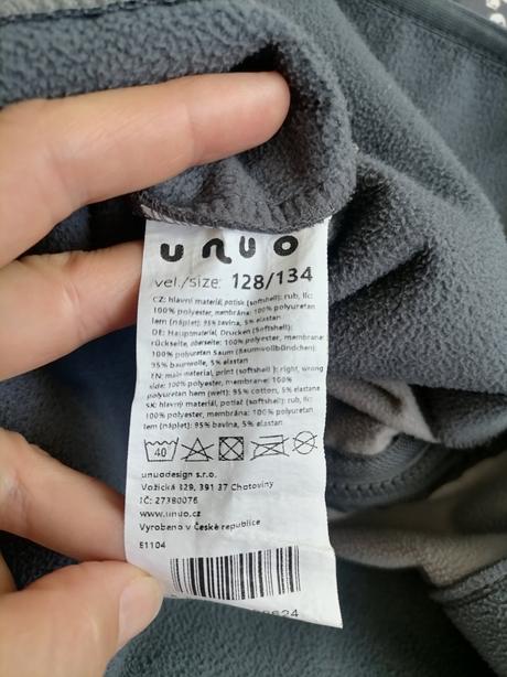 Zateplena softselova bunda unuo vel. 128/134, unuo,134