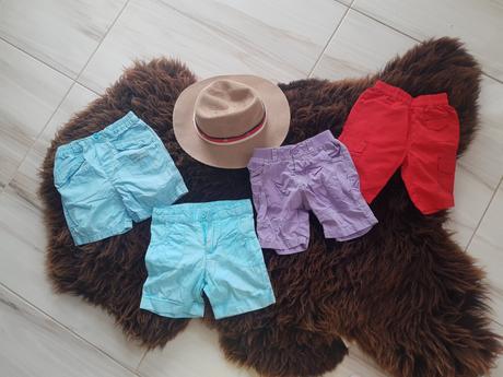 4x detské kraťasy šortky 80/92, 80