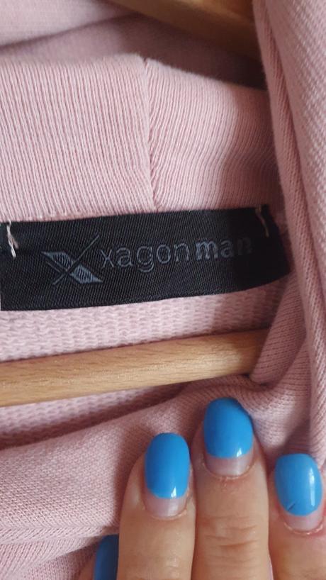 Mikina na zips predĺžená xagon, m