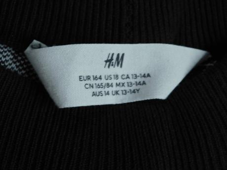 Pletené teplé nohavice h&m, h&m,164
