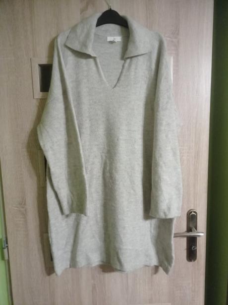 Oversize pletené šaty h&m, h&m,s