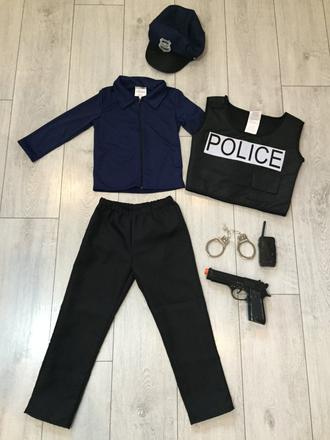 Chlapčensky kostym policajt 3-4 roky,