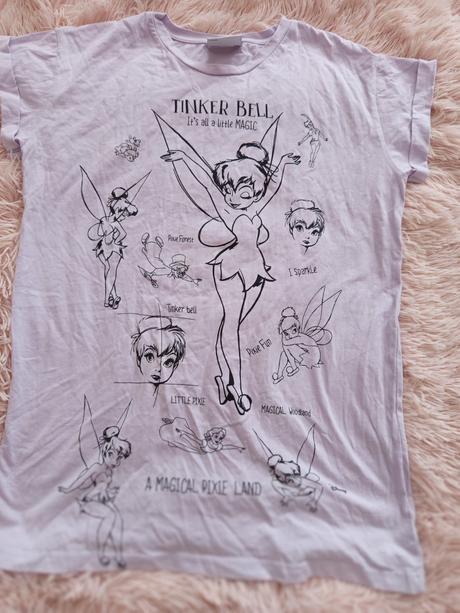 Tričko lila elfovia, disney,xs