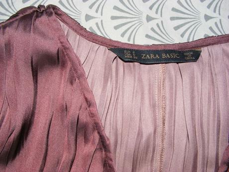 Plisovaná tunika zn. zara, zara,36 / s