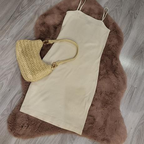 34/36 béžové priliehavé saty, new yorker,36