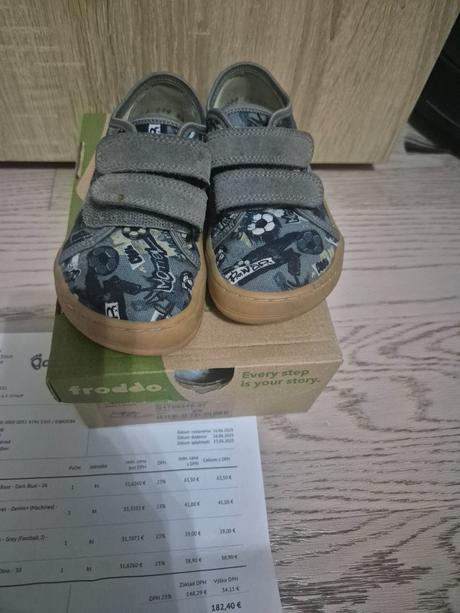 Froddo tenisky canvas, futbal ,25, froddo,25