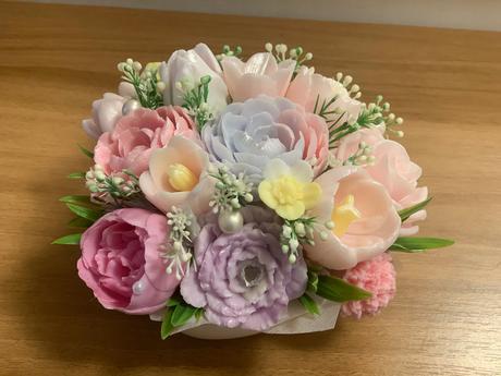 Mydlova kytica v krabičke, 