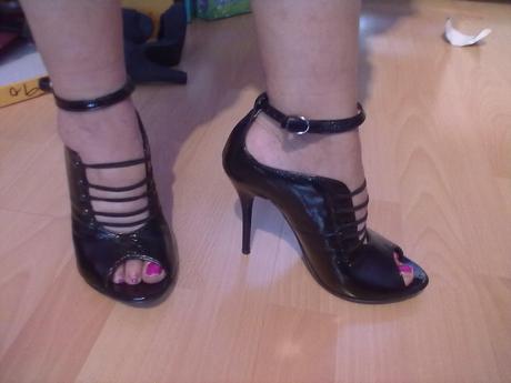 Elegantne cierne topanky, 36