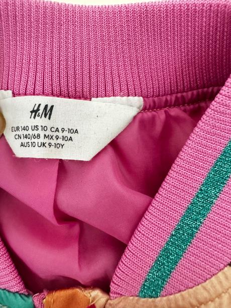 Dievčenská bunda, h&m,140