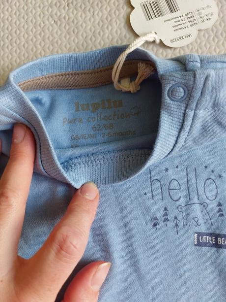 Nové tričko lupilu 62/68, lupilu,62