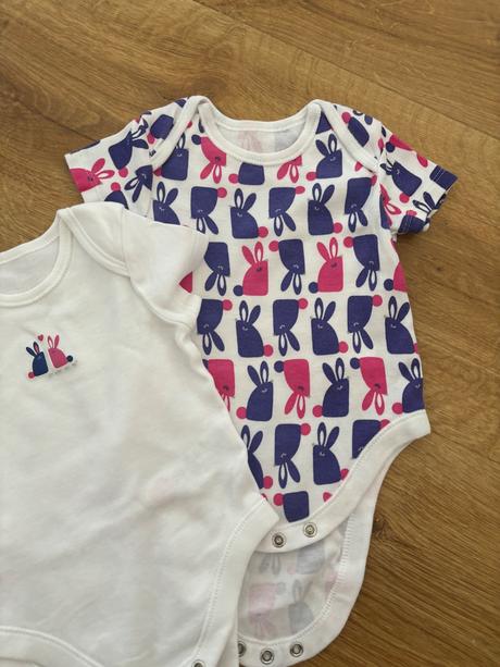 Letné ziarive zajacikove body 3-6 mesiacov, f&f,62