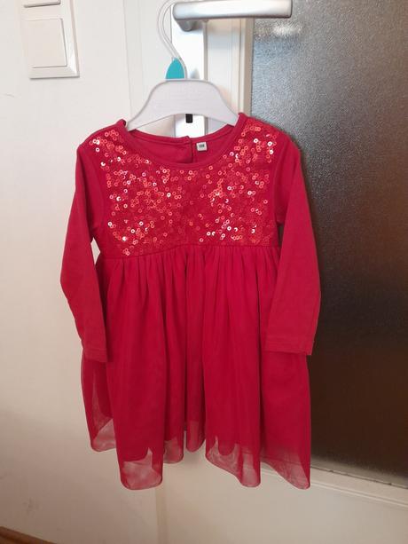 Dievcenske flitrovane saty  veľ. 18m, 80