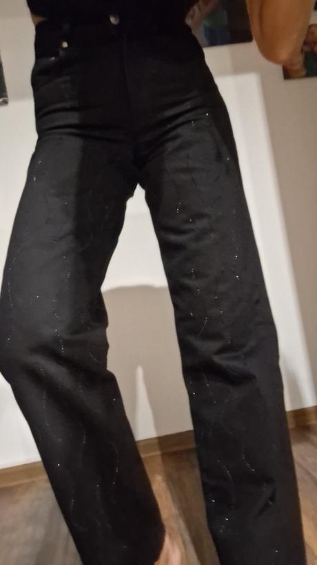 Trblietave rifle jeans zara 34-xs, zara,xs