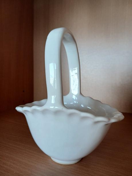 Keramická miska v tvare košíka 16 cm,