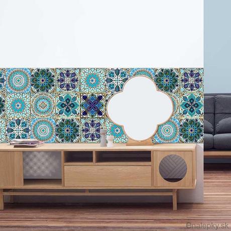 Nálepky na obkladačky - indické mandaly,