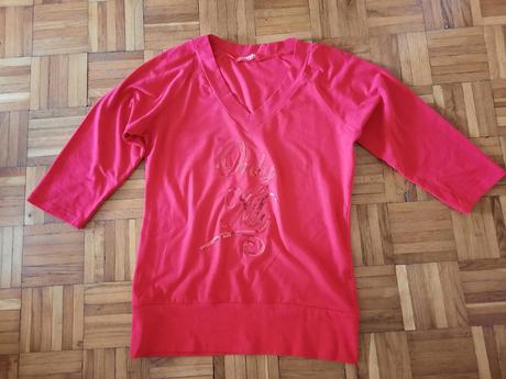 Dámske červené tričko/ top, m