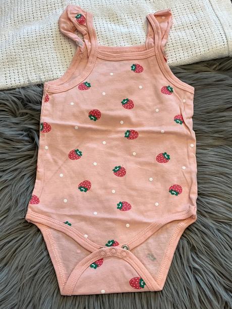 Dievčenské body s jahodami so cute (80), 80