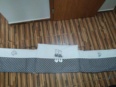 Detská postieľka s bohatým príslušenstvom, šírka (cm): 60,dĺžka (cm): 120