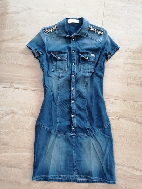 Met riflove šaty, xs