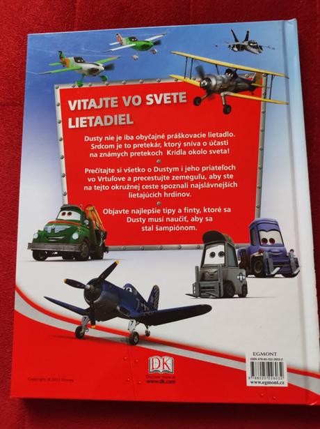 Kniha lietadla disney, 