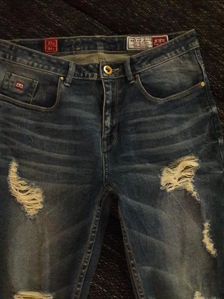 Retro jeans rifle, s