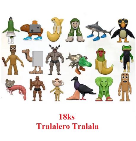 18 figúriek italian brainrot, 