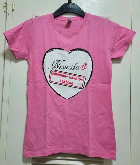 Tričko nevesta, m