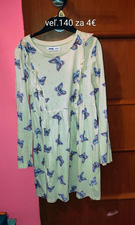 Nové šaty s dlhým rukávom veľ 140, sinsay,140