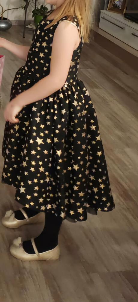 Hviezdičkové šaty, h&m,128