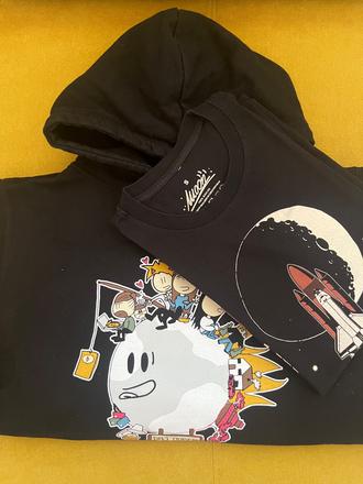 Moon mikina + tricko moon, xs