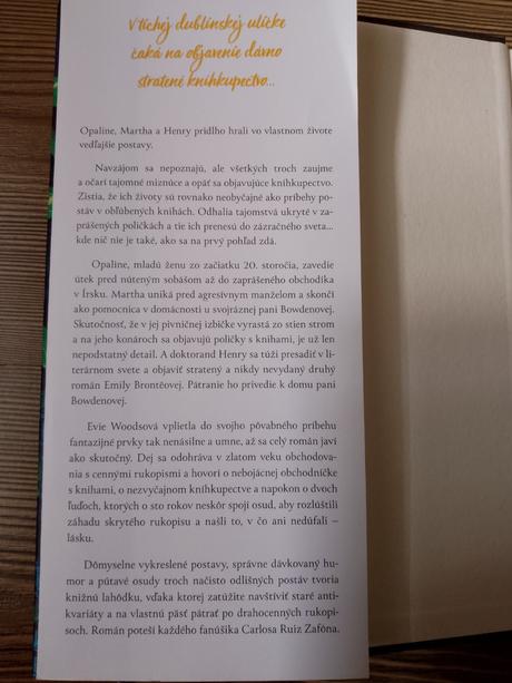Evie woodsová - stratené kníhkupectvo, 