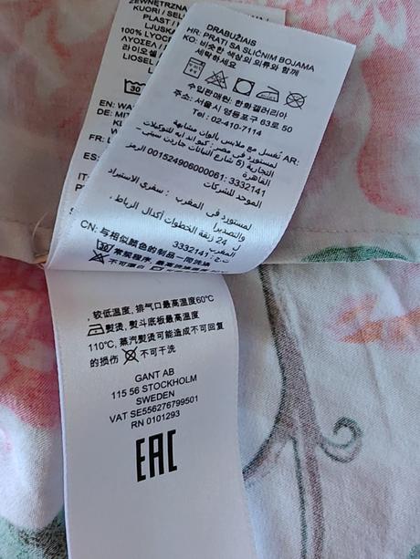 Gant originál oversize pohodlné, vzdušné šaty, gant