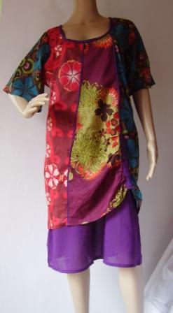 Dvojvrstvové šaty, xl