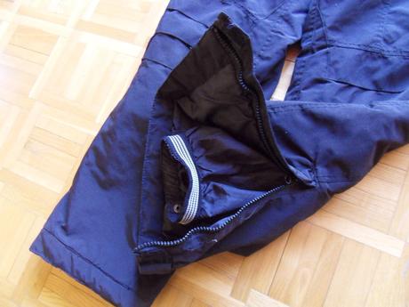 Čierne dámske otepľovačky na lyžovanie, veľ.s, s