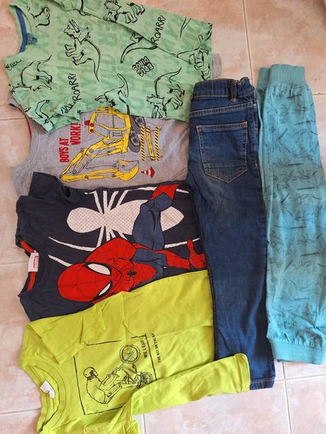 Tricka, rifle, teplaky, balik 116, coccodrillo,116