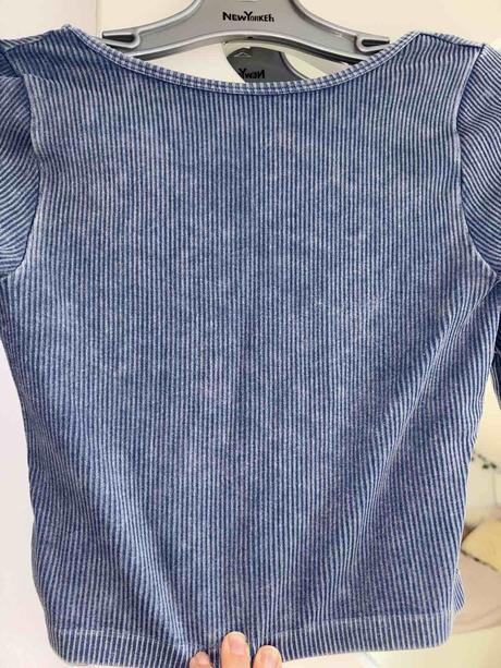 Crop top s holým chrbtom stradivarius s, stradivarius,s