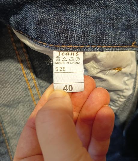 Riflová sukňa, l
