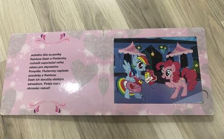 Kniha puzzle my little pony, 