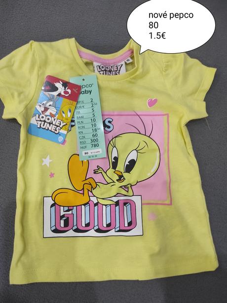 Tričko, pepco,80